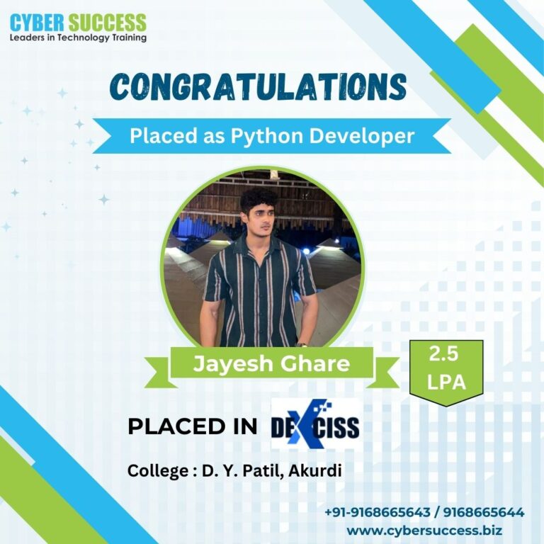 Python Course in Pune with 100% Placement (2026) | Cyber Success