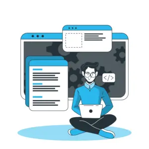 Student learning software development and coding at Cyber Success IT training institute in Pune