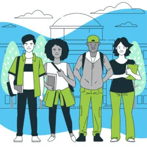 Students learning together at Cyber Success IT training institute in Pune