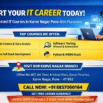 Best IT courses in Karve Nagar Pune with placement including data science, software testing and java full stack at Cyber Success