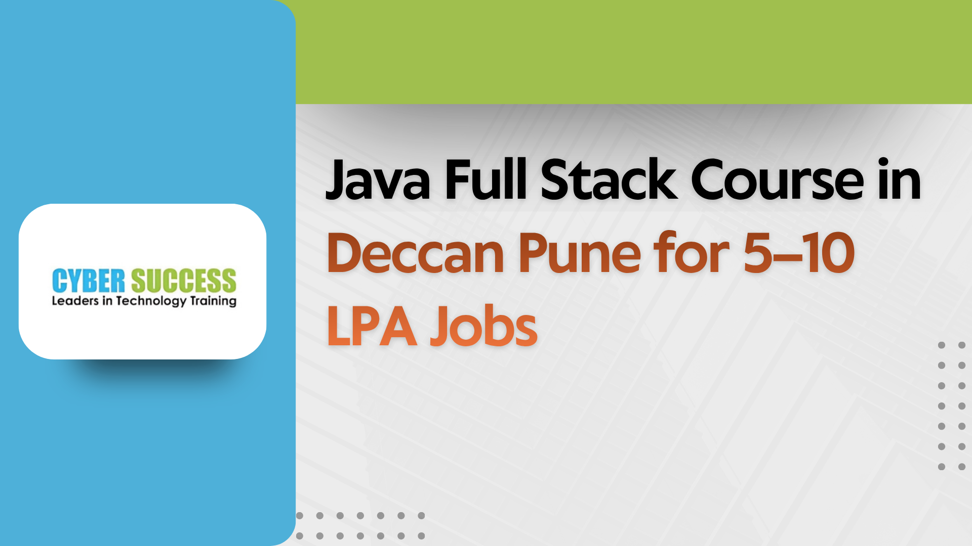 Java Full Stack Course in Deccan Pune for 5–10 LPA Jobs