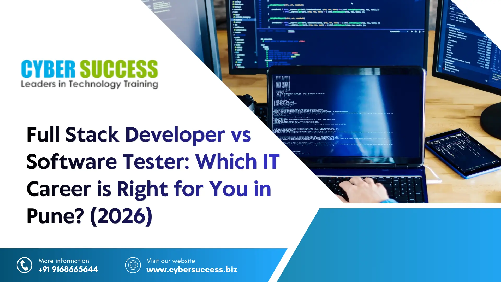 Full Stack Developer vs Software Tester: Which IT Career is Right for You in Pune? (2026)