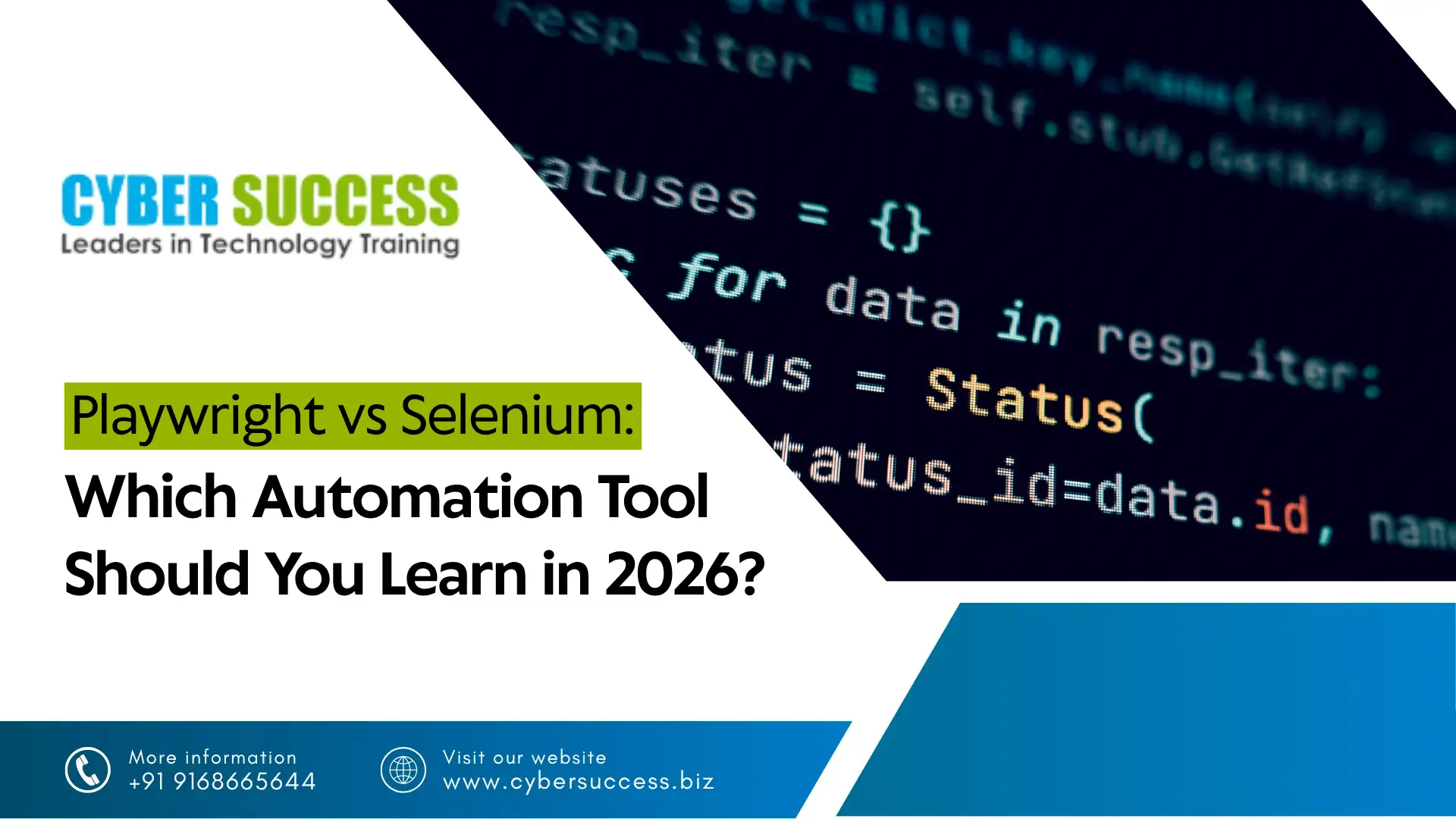 Playwright vs Selenium: Which Automation Tool Should You Learn in 2026?