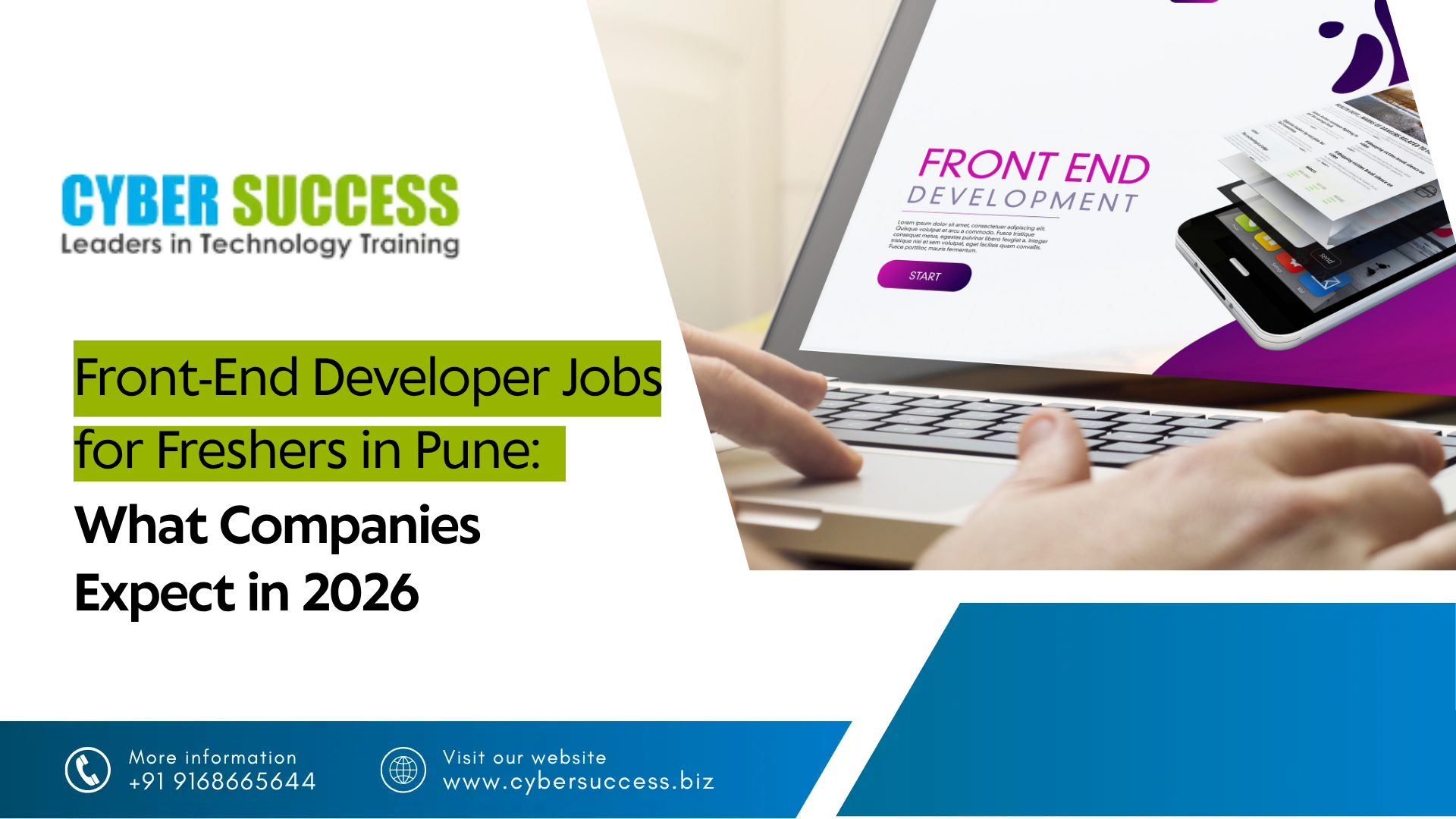 Front-end developer jobs for freshers in Pune and the skills companies expect in 2026.