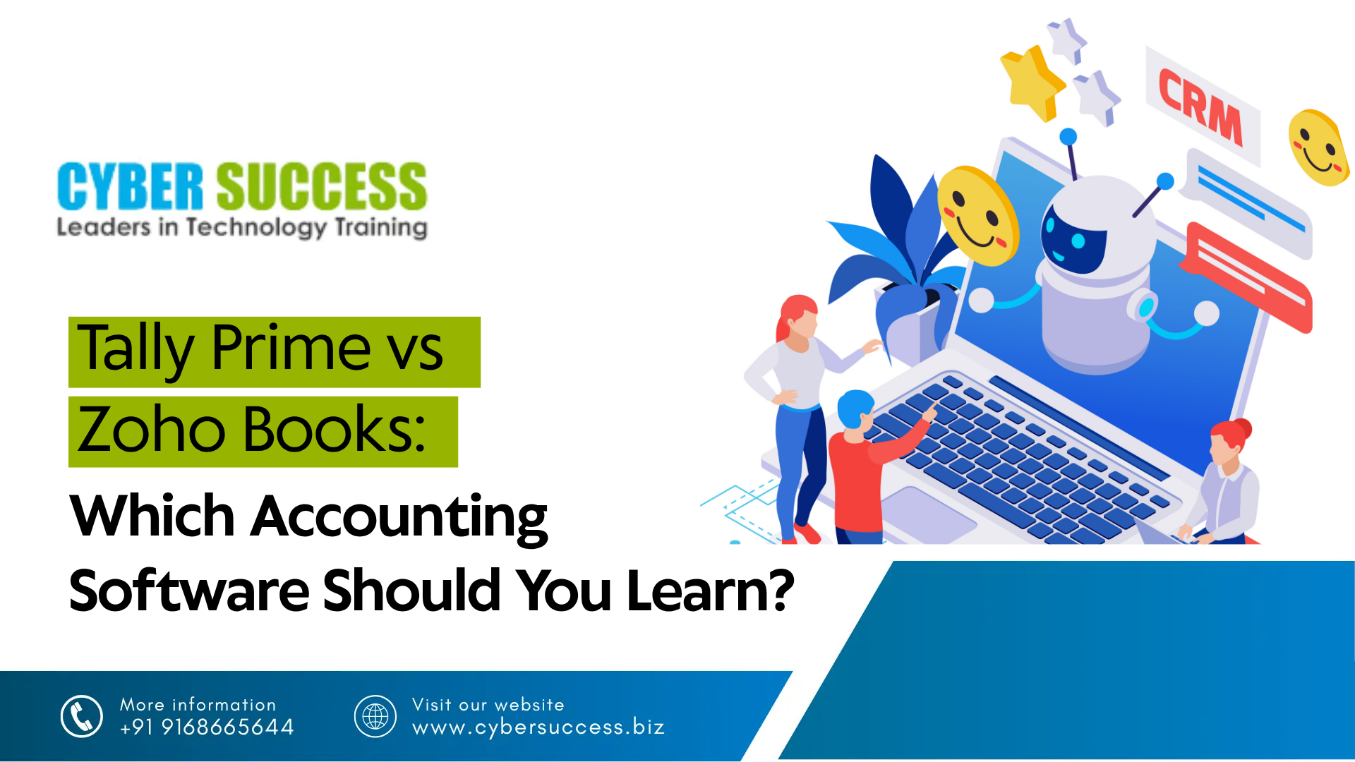 Tally Prime vs Zoho Books comparison showing accounting software options for students and professionals