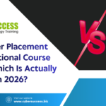 Comparison banner by Cyber Success showing Pay After Placement vs Traditional Course Fees, highlighting which learning and payment model is better for students in 2026.