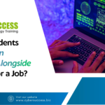 Students learning Python alongside college or a job at Cyber Success