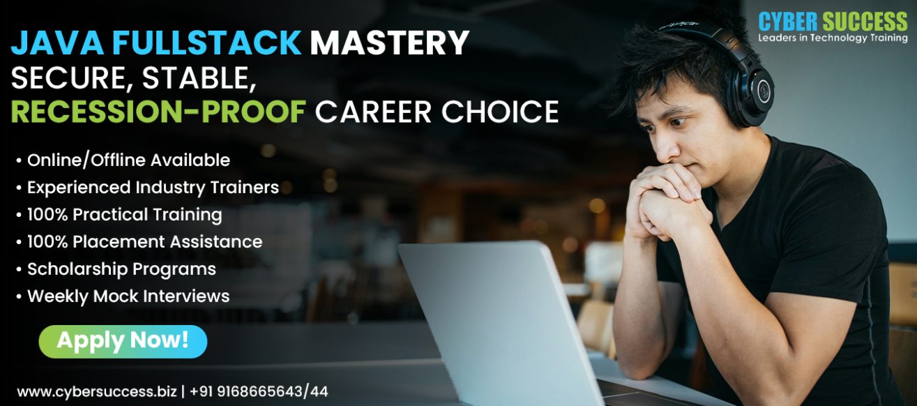 Advanced Java Full Stack Course in Pune 2025 | 100% Placement | Cyber Success